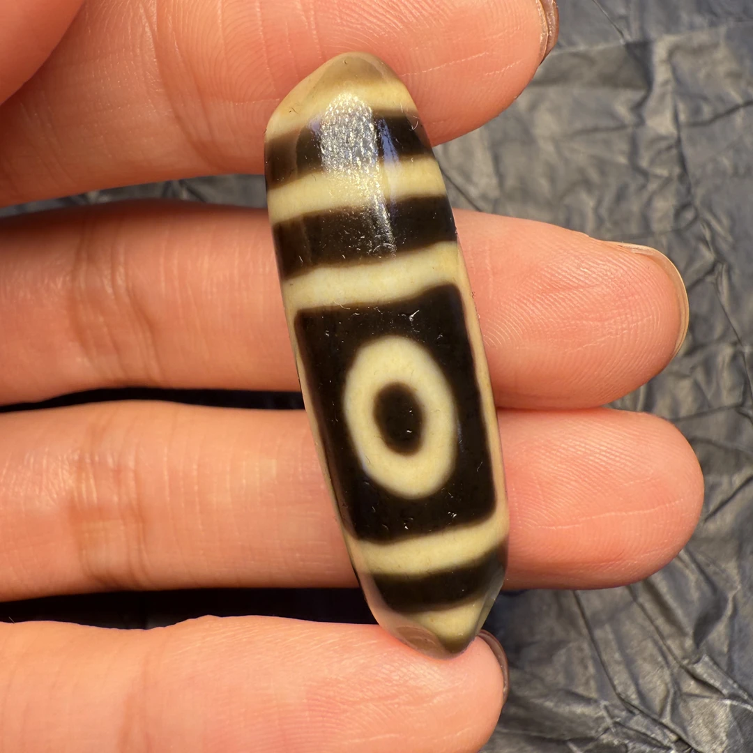 【藏纯珠宝】纯手工39.4mm地门2Y玛瑙吊坠孤品放漏