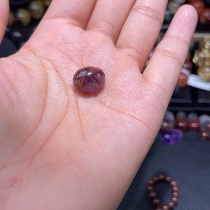 水晶颈饰未镶嵌一***窝极光蛋面