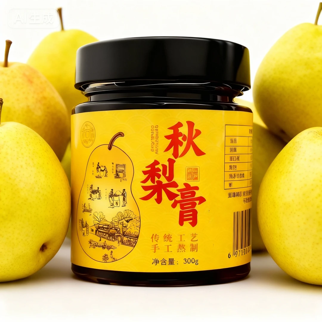 秋梨膏 [到手四瓶]配料干净传统工艺老人孩子放心喝正宗