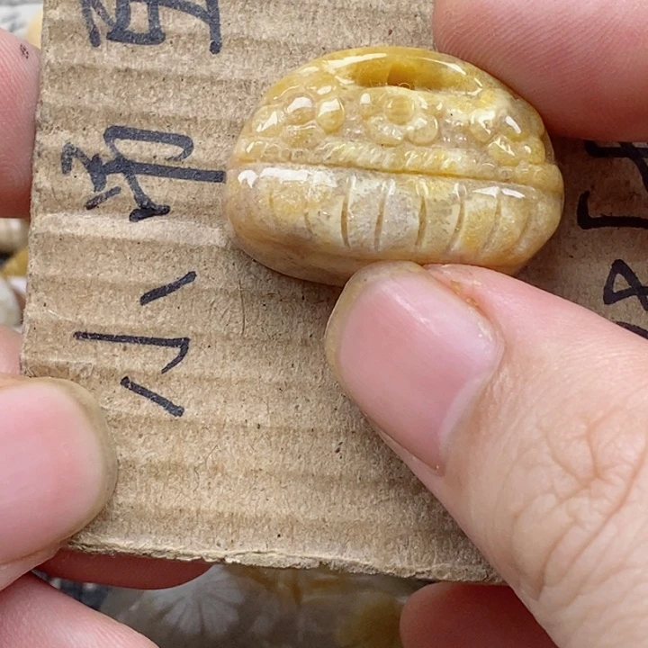 颈饰未镶嵌硅化珊瑚（珊瑚玉）灯**珊