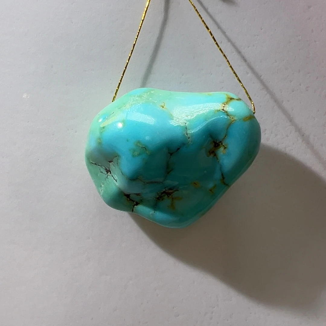 绿松石未镶嵌挂件