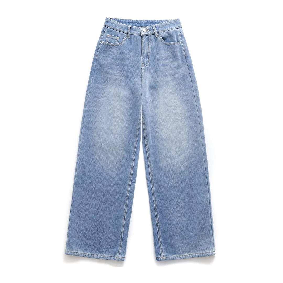 58234加绒牛仔裤