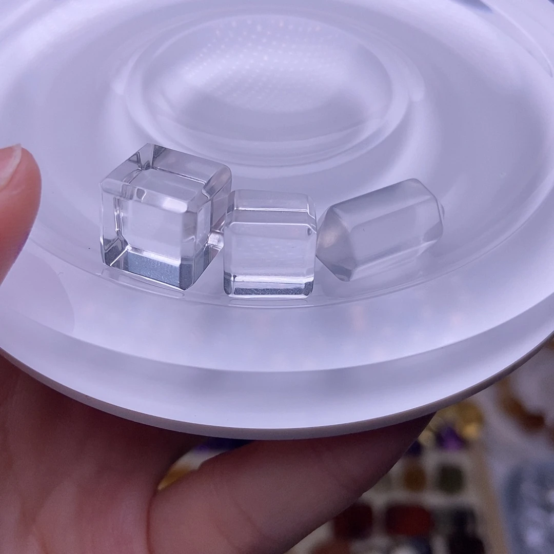 晨***️水晶手串未镶嵌天然水晶定制打孔不退换