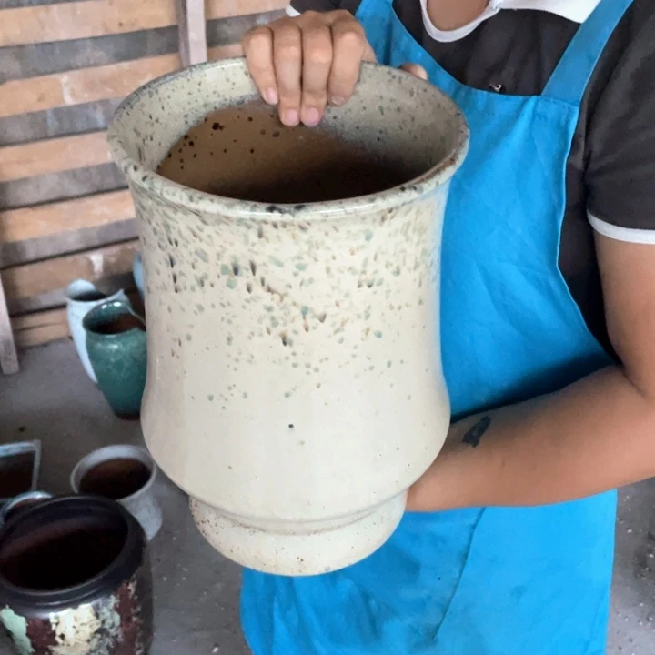 紫砂花盆口20高31正品正品