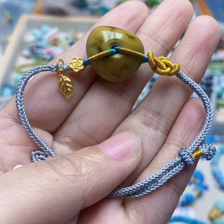 绿松石未镶嵌手链42