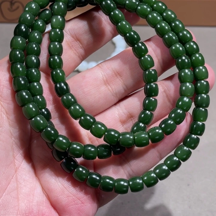 手链未镶嵌和田玉（糖玉）