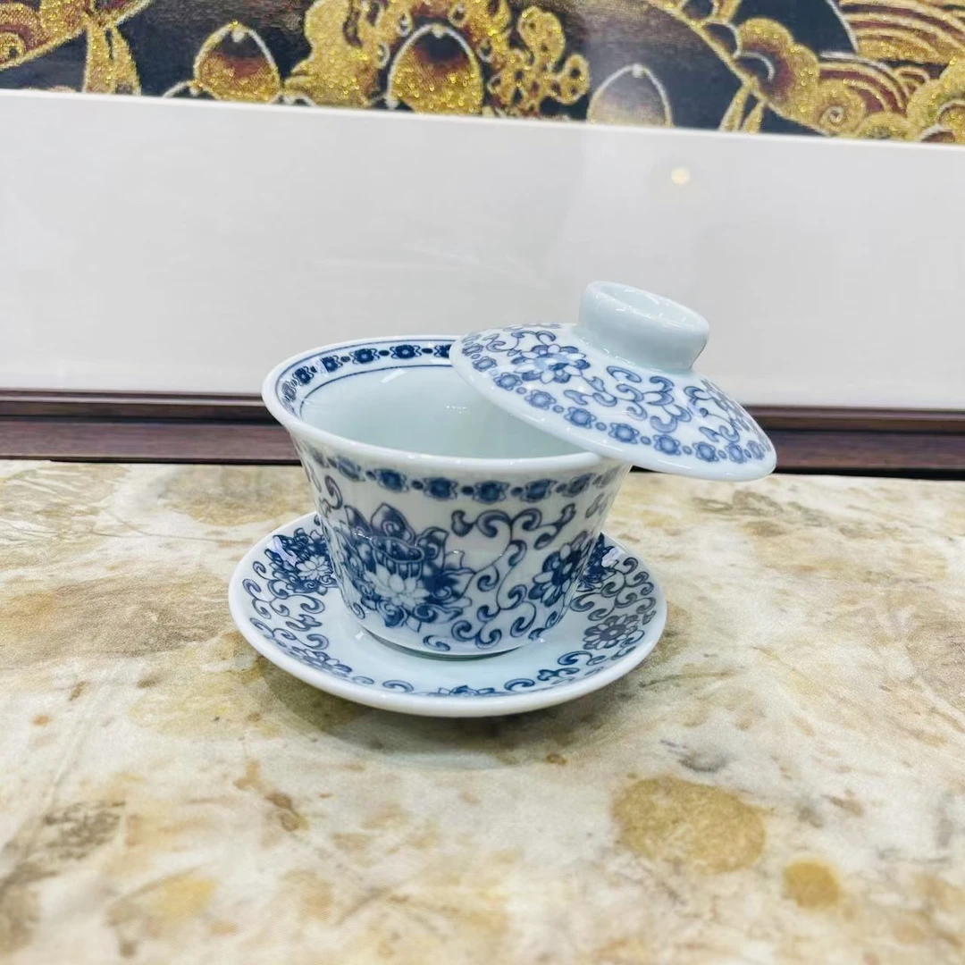 305-深蓝缠枝莲盖碗（28）是