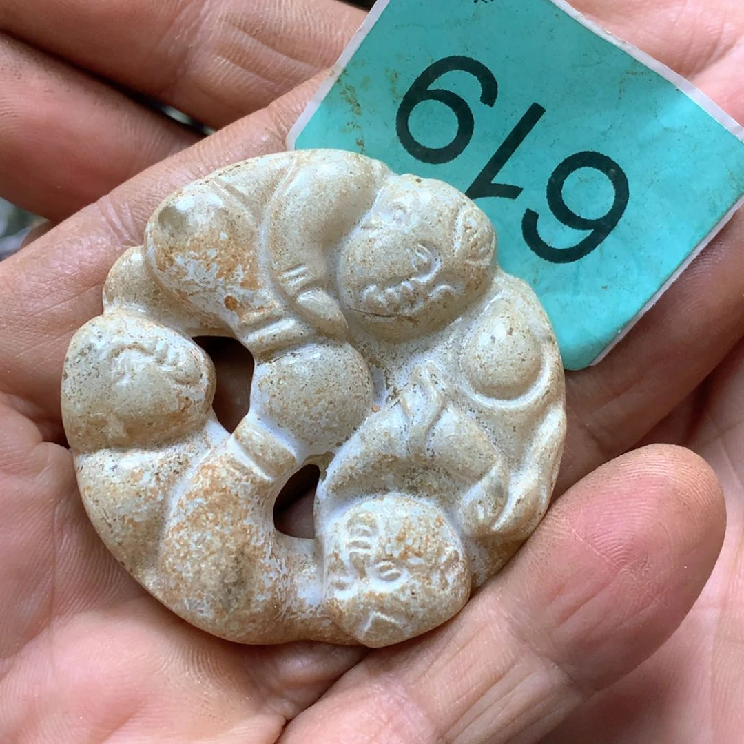 未镶嵌和田玉挂件