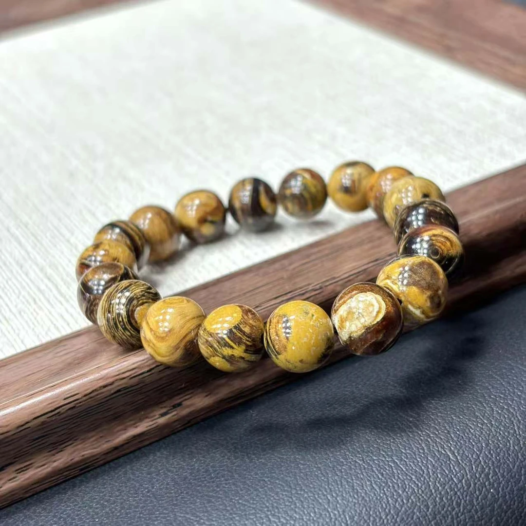 老四精选 柳的圆珠手串