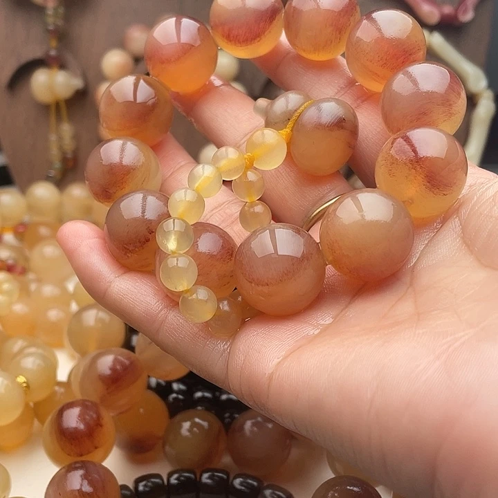 石英石非金属20粉雪手串