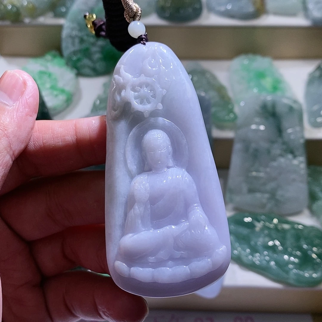 【闪购商品】翡翠颈饰未镶嵌阿咪