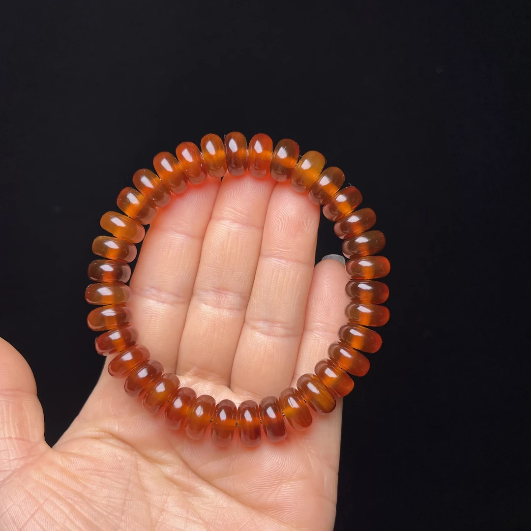 规格1.1 精美养殖牦牛角手串 干净透亮 男女同款