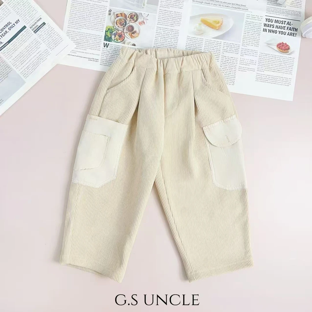 【加绒】Z200童装冬季儿童休闲裤时尚萝卜韩版潮流百搭