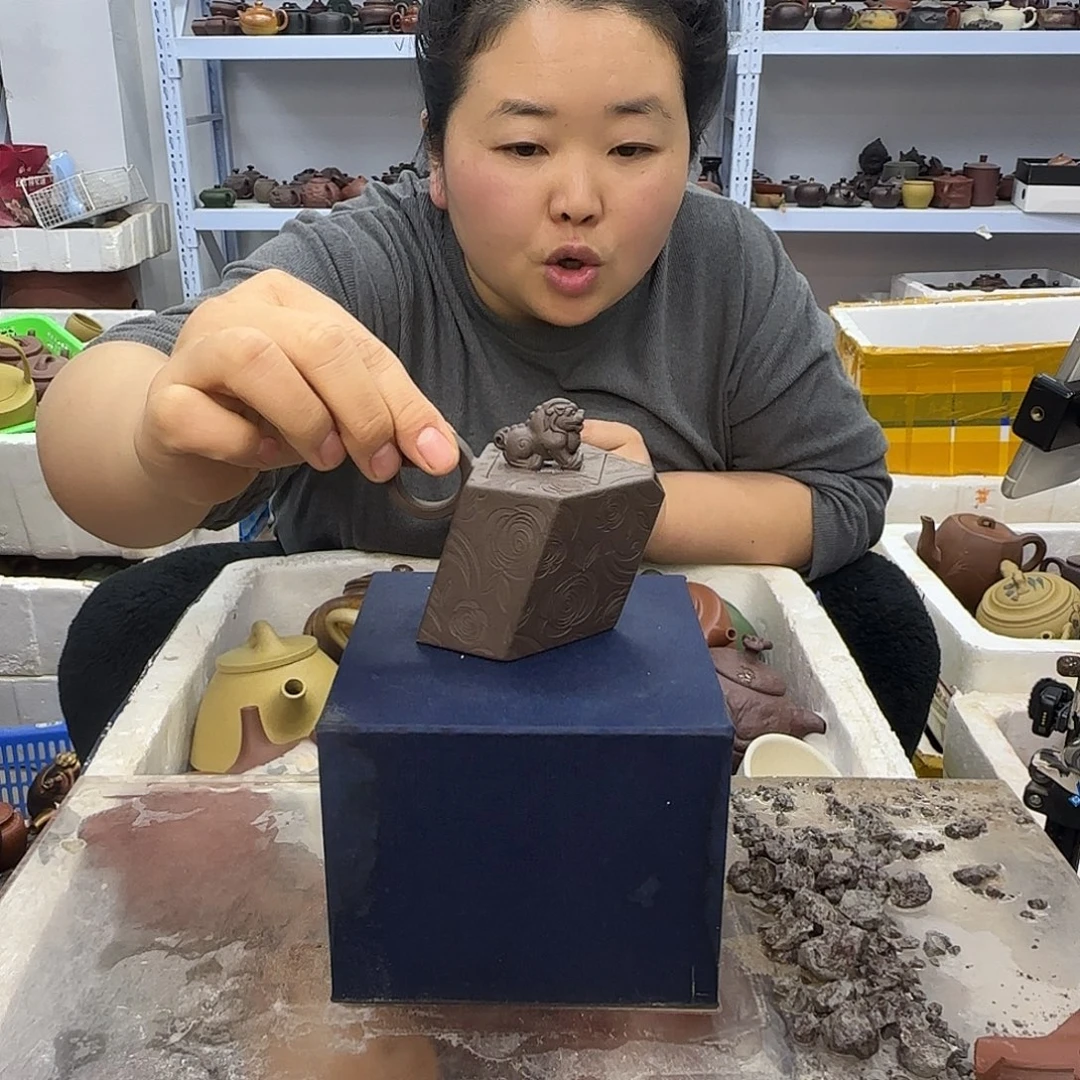 紫砂茶壶宜兴紫砂瑕疵处理