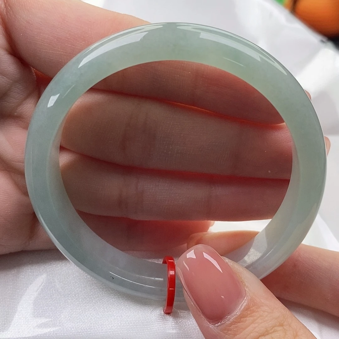 翡翠未镶嵌手镯缅甸天然A货翡翠 53