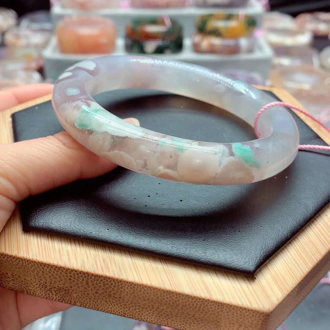 玛瑙/玉髓手镯未镶嵌转**！2