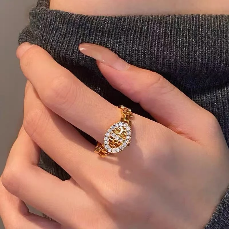 铜合金戒指 气质猪鼻子可调节戒指139