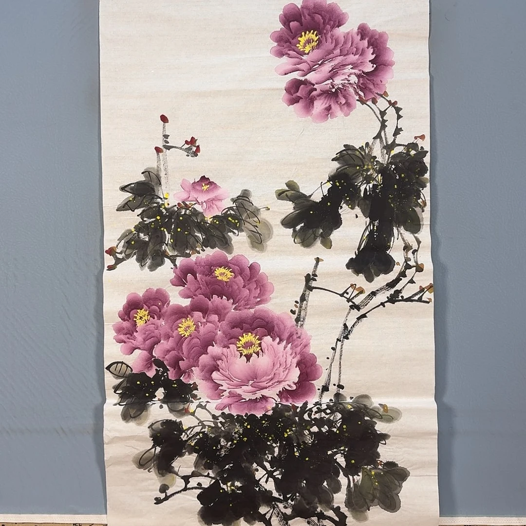 国画1052 牡丹一如你初来