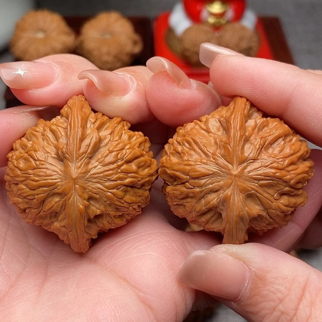 把件文玩核桃41全品毕业山地石子磨