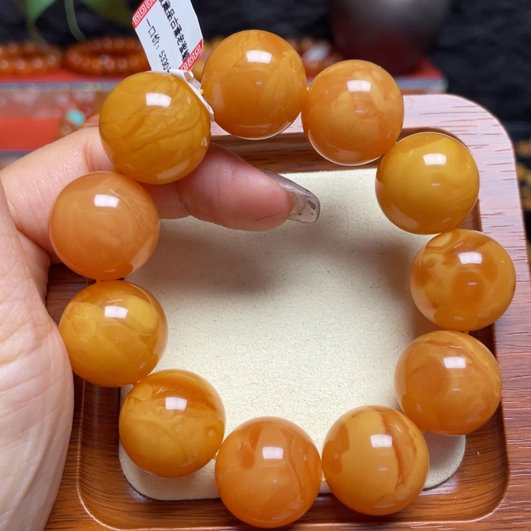 蜜蜡未镶嵌手链手串