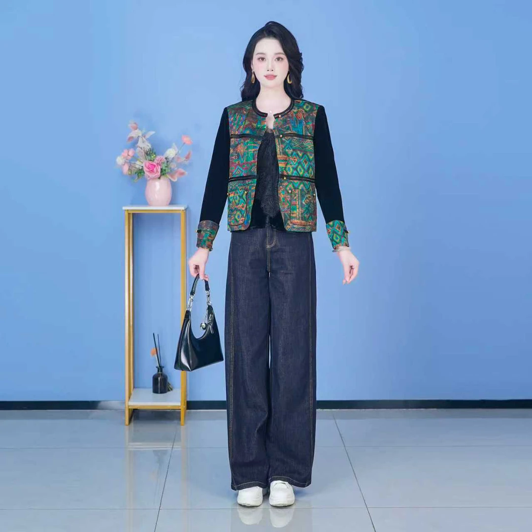 【SJYH2982】秋季新款时尚百搭减龄气质显瘦休闲上衣女外套