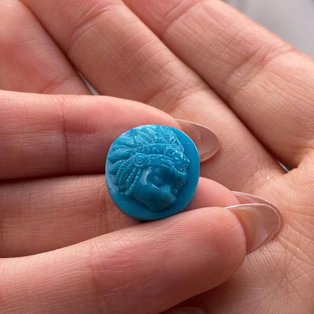 未镶嵌绿松石挂件