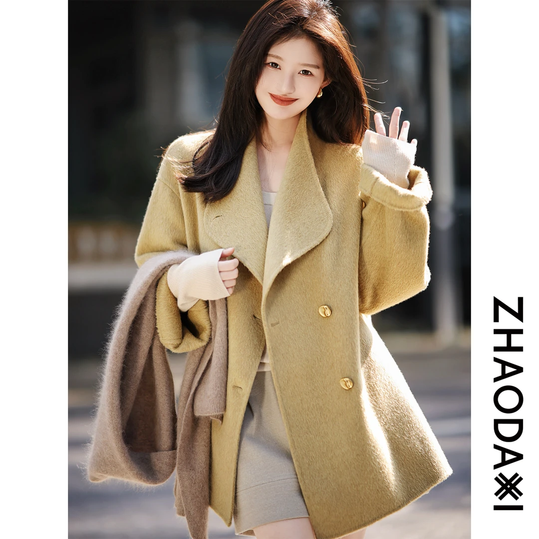 【赵大喜】髙端线：“秋天”大衣 | 骆驼绒*绵羊毛 定制金扣