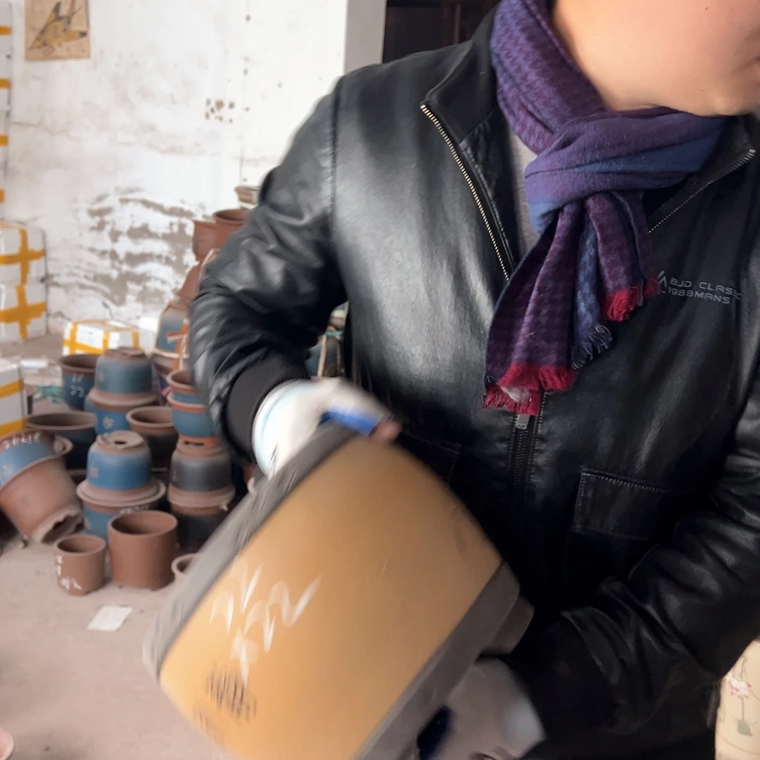 紫砂花盆紫砂花盆