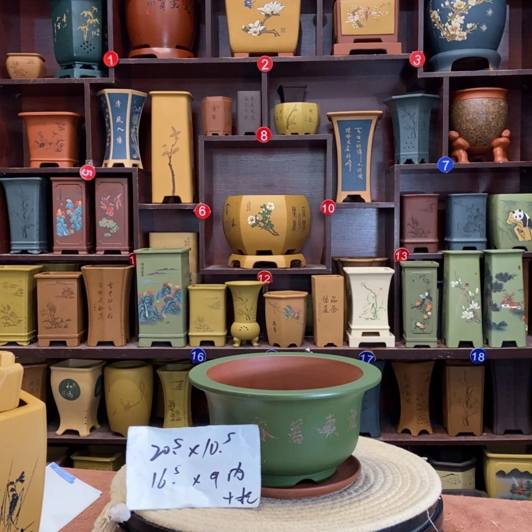 紫砂花盆紫砂艺术