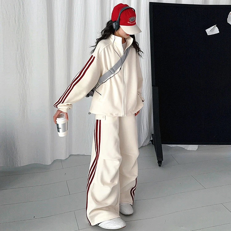 女童套装春秋2025新款女孩洋气时髦炸街运动服中大儿童休闲两件套