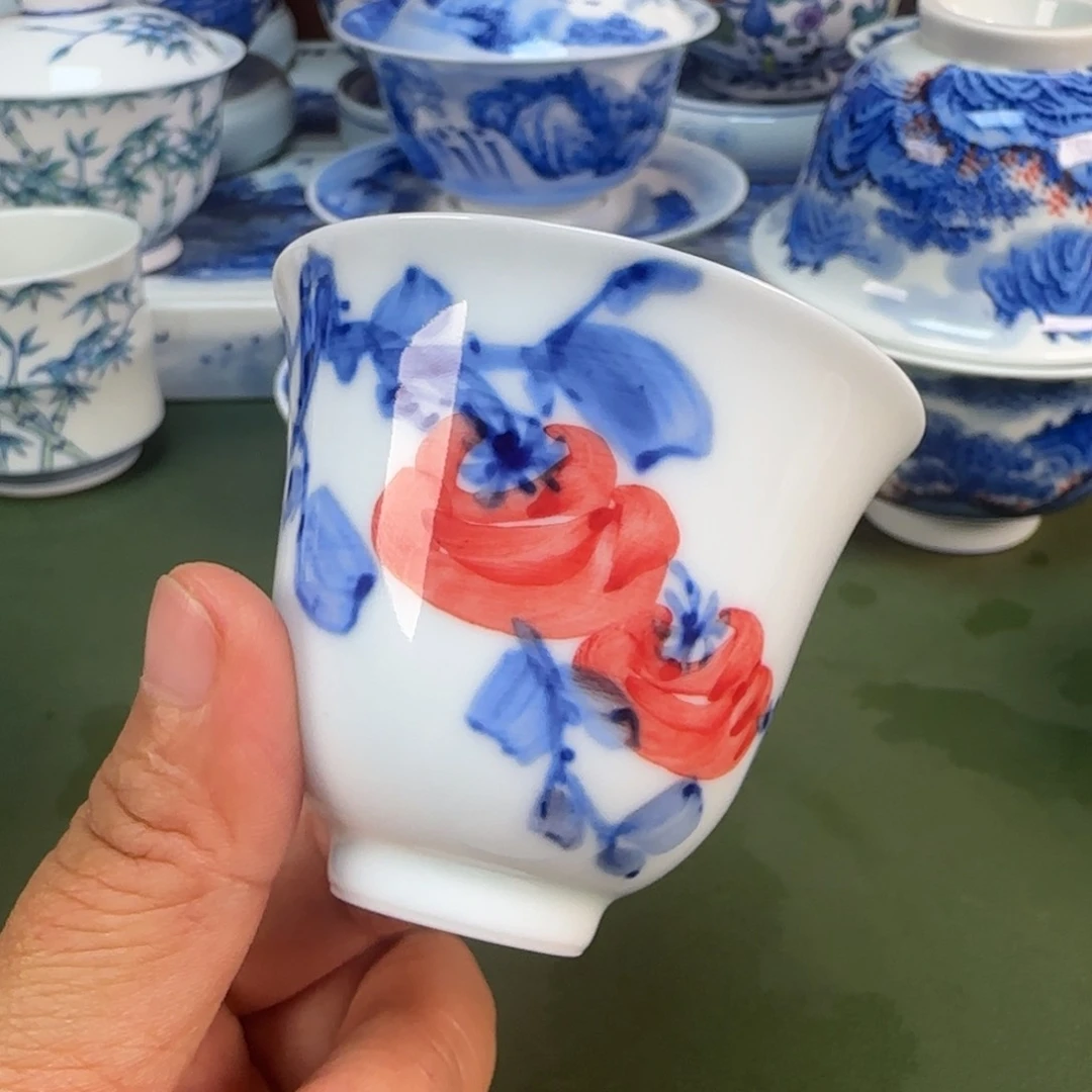 景德镇纯手绘茶具圆圆298