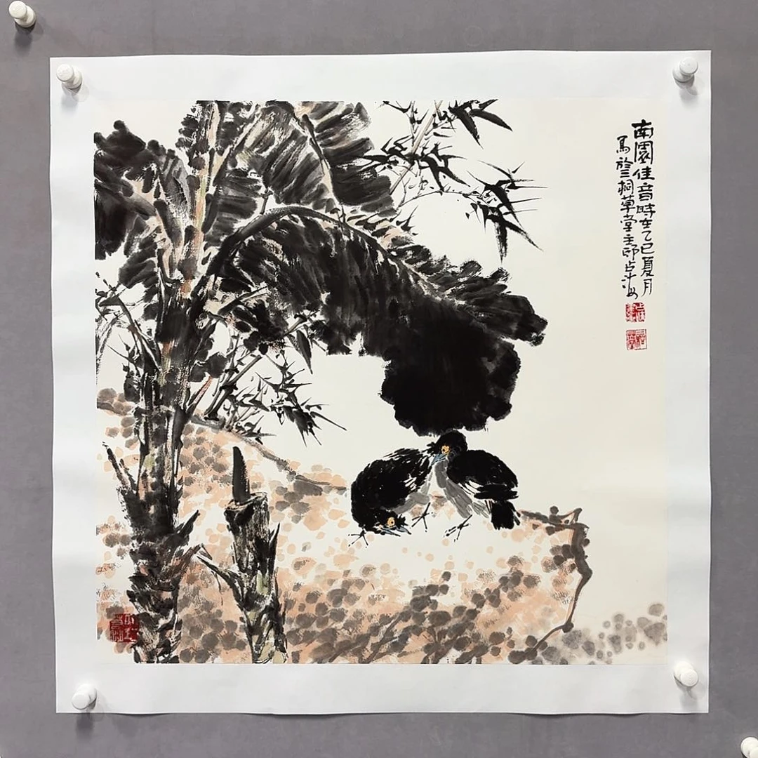 国画亲笔手绘放心去藏
