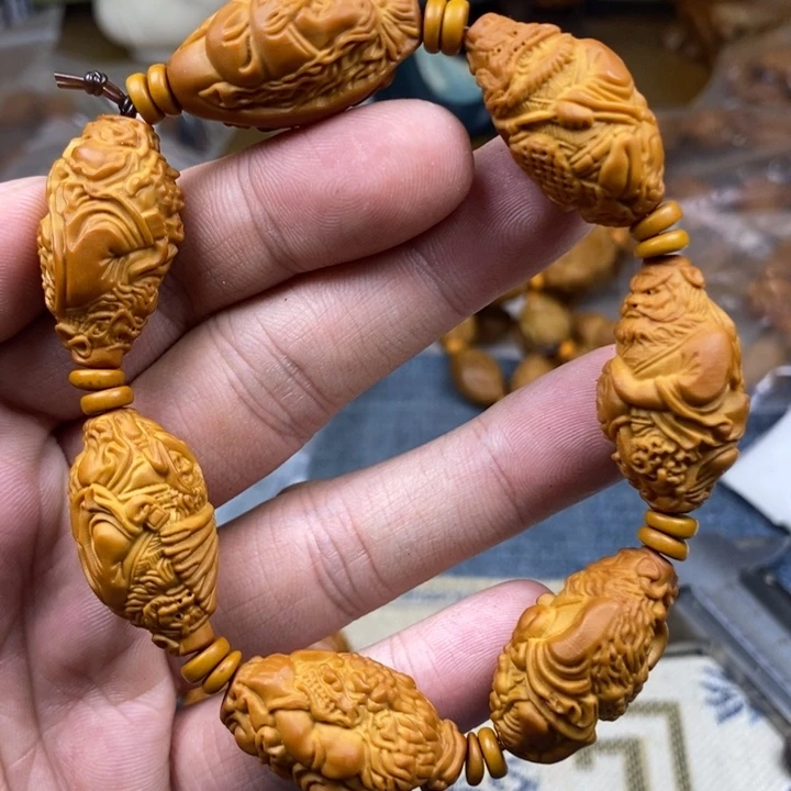 橄榄核手串/手链橄榄核雕工艺手串