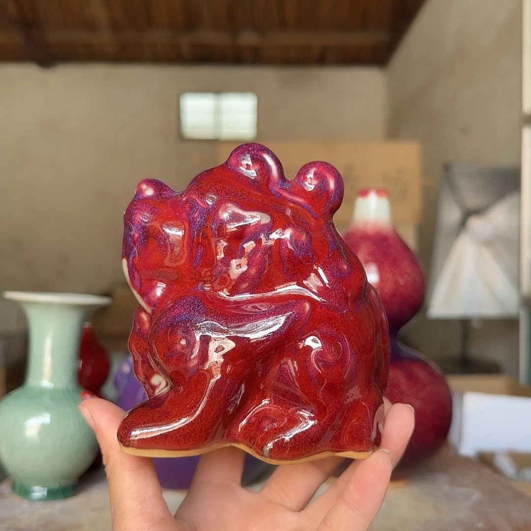 摆件郑家钧瓷摆件微暇