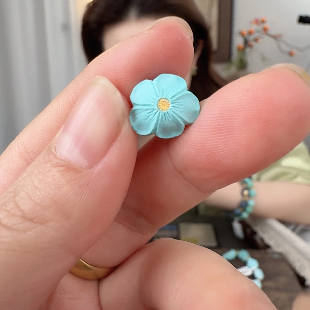 绿松石未镶嵌珠宝半成品