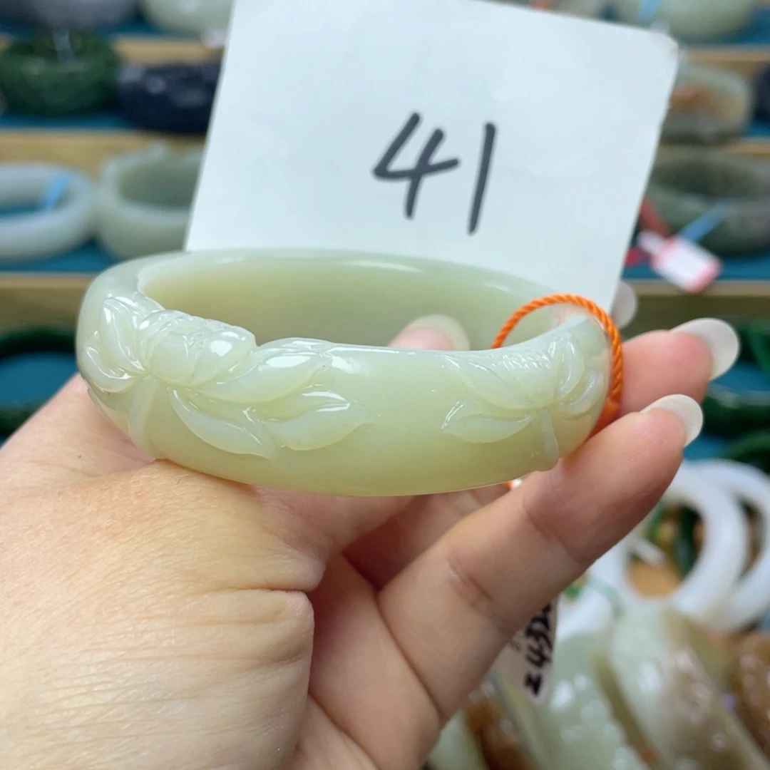 未镶嵌手镯和田玉圈口54