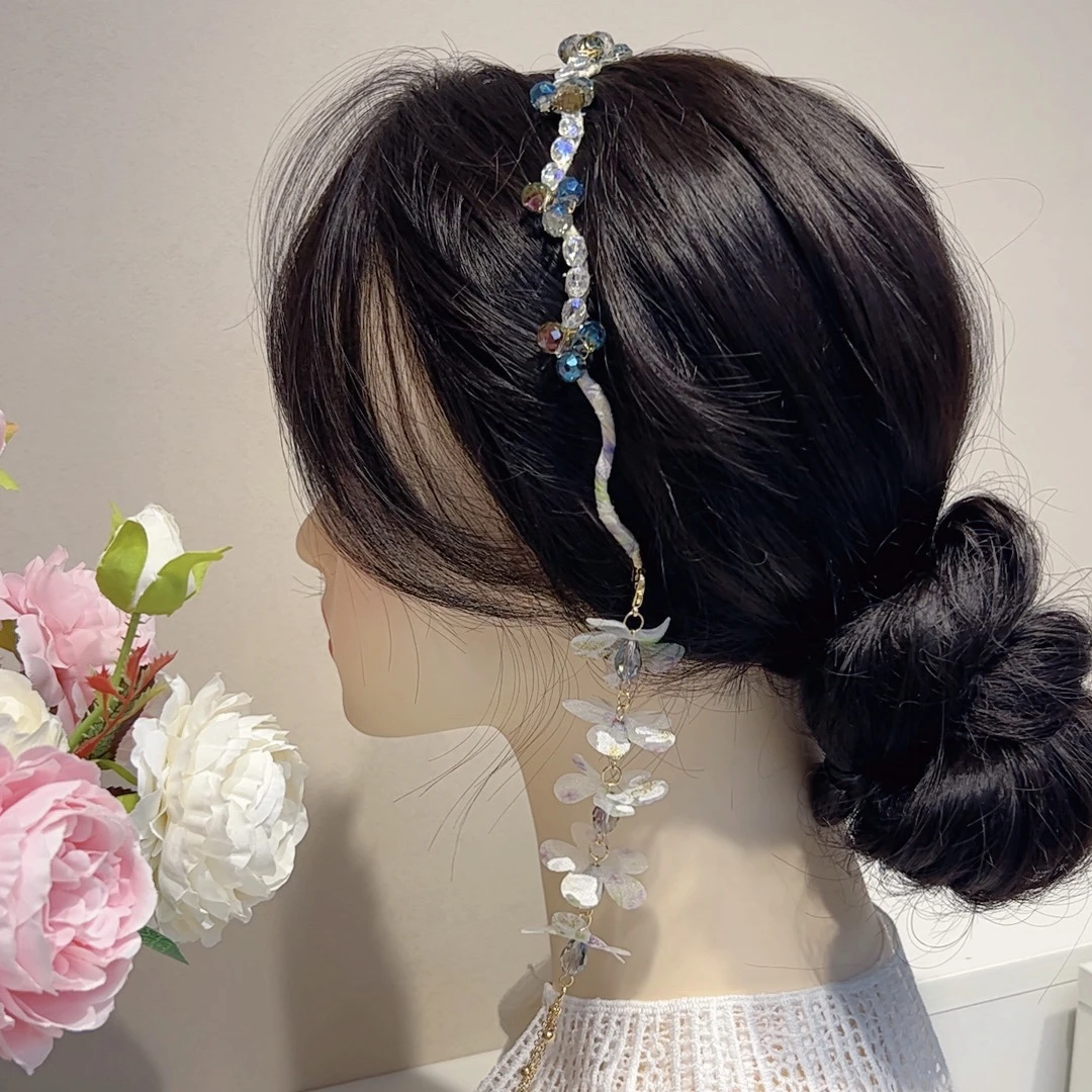 E397【花仙子 流苏发箍】发饰气质超仙头饰手工