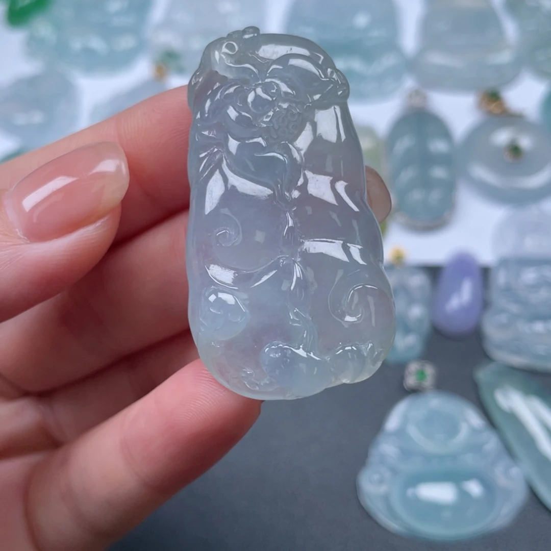 翡翠颈饰未镶嵌花件