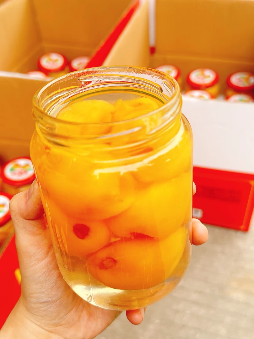 清甜爽口果肉饱满健康冰糖罐头