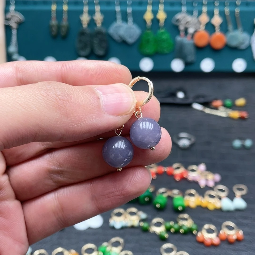 未镶嵌翡翠耳饰0025