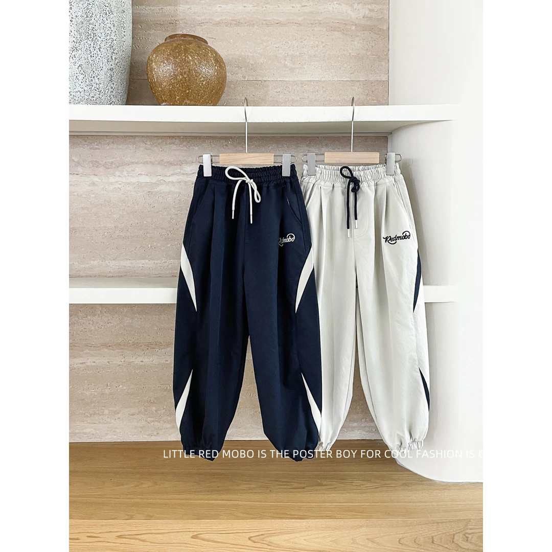 【现现】童装男童百搭卫裤2025春秋新款儿童休闲裤子MMK831009