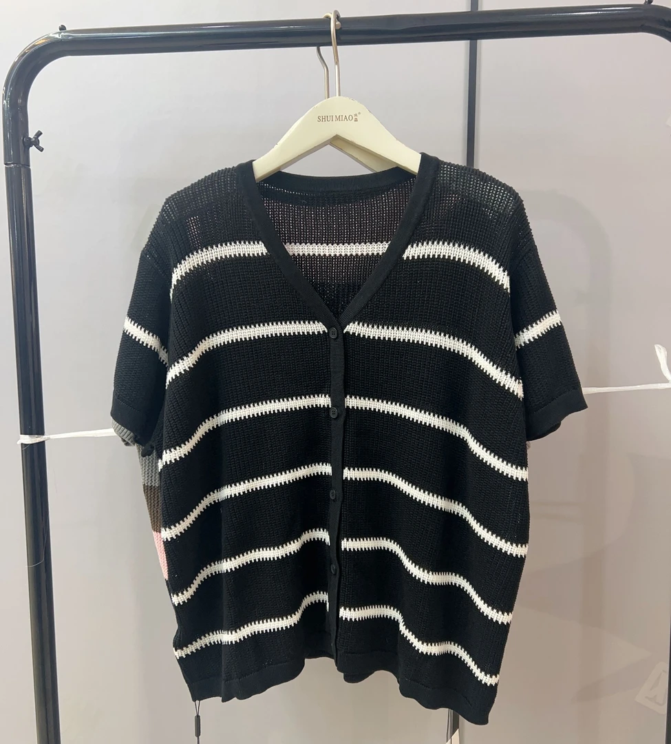 水淼2025-夏季新款0707-毛织开衫