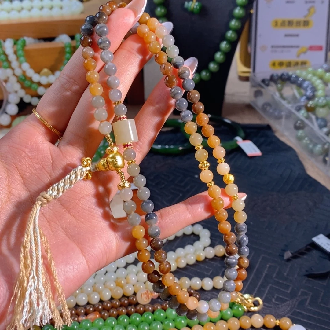 和田玉未镶嵌手链