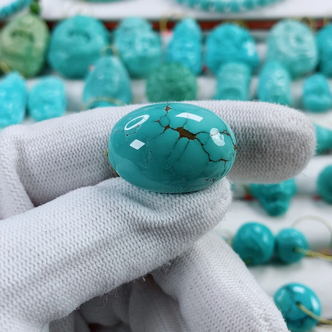 绿松石未镶嵌车挂