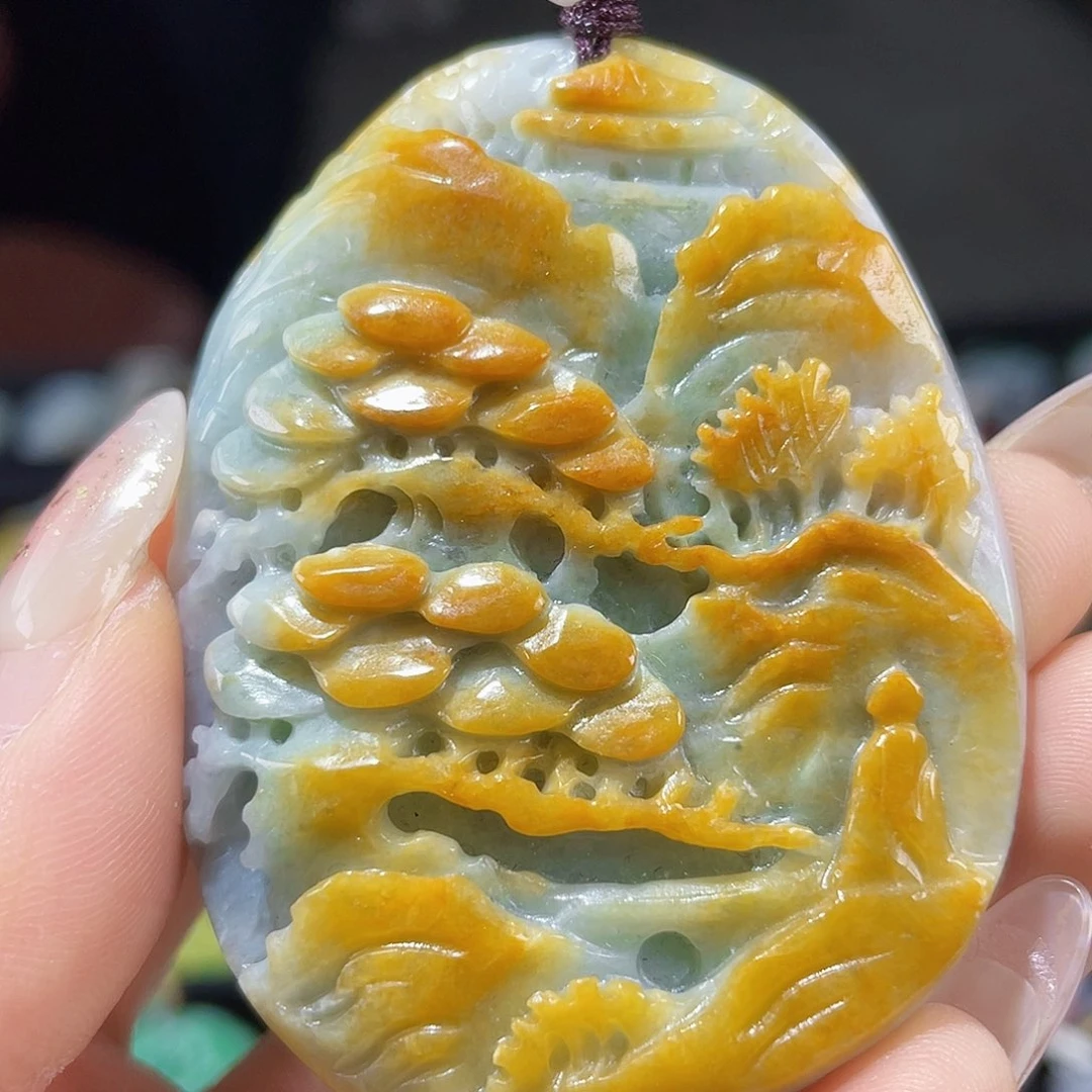 颈饰未镶嵌翡翠一