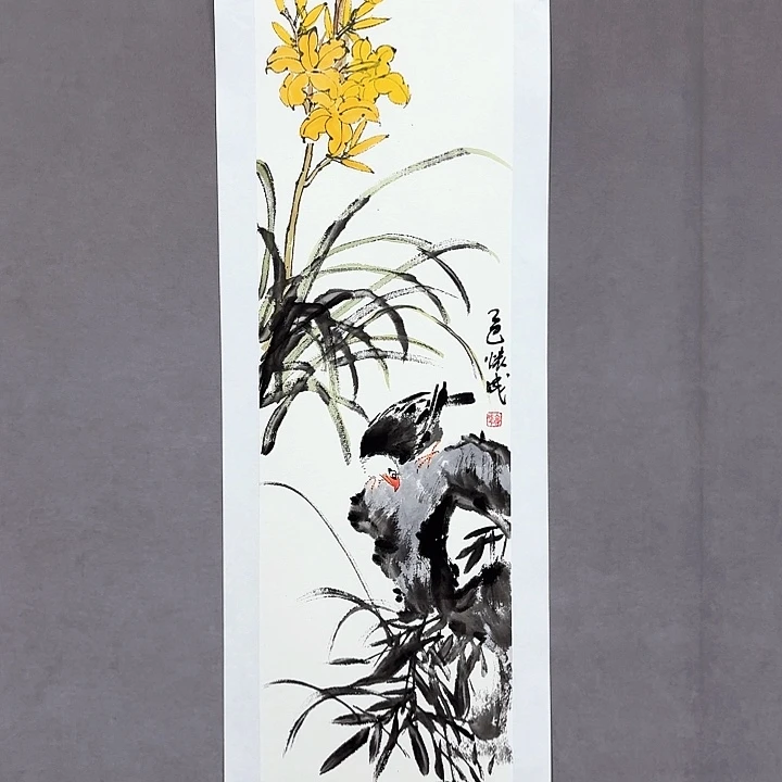 国画亲笔手绘放心去藏