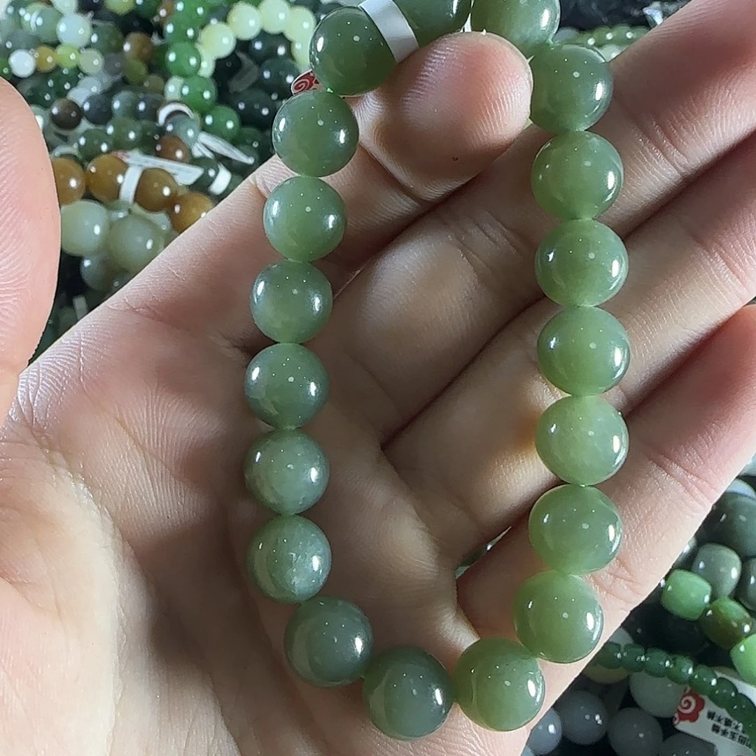 和田玉手链未镶嵌7