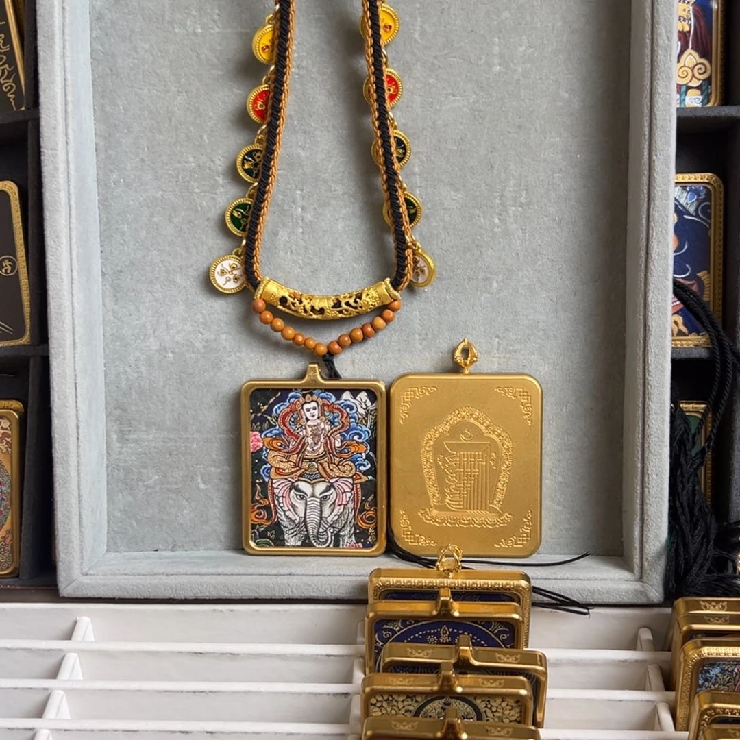 吊坠木**娜单面铜壳单面铜壳