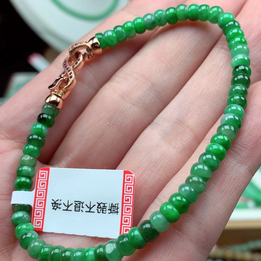 翡翠未镶嵌手链翡翠