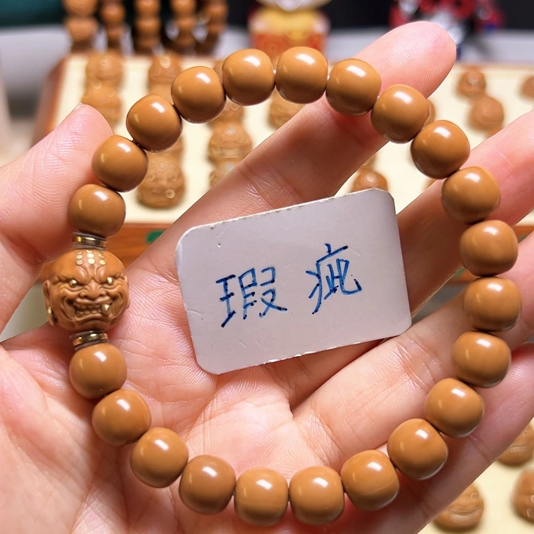 把件猴头核桃瑕款老型套